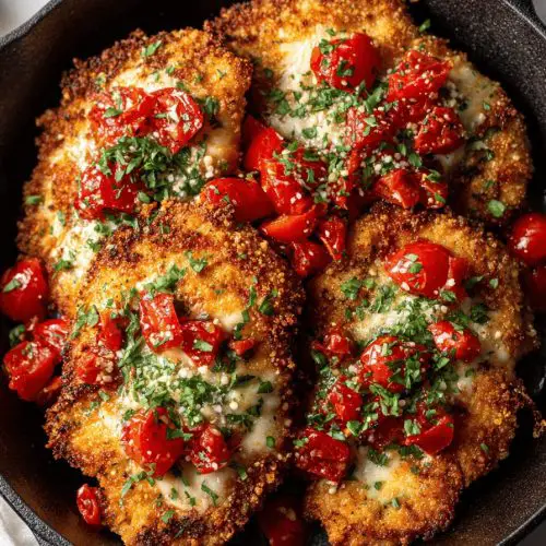 Crispy Skillet Chicken Parmesan
