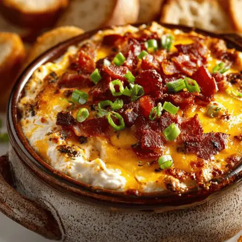 Crock Pot Cheeseburger Bacon Dip