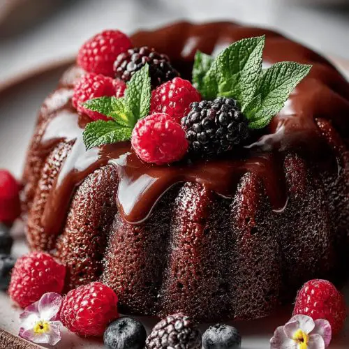 Decadent Chocoholics Bundt Cake Recipe