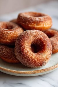 Easy Apple Cider Doughnuts