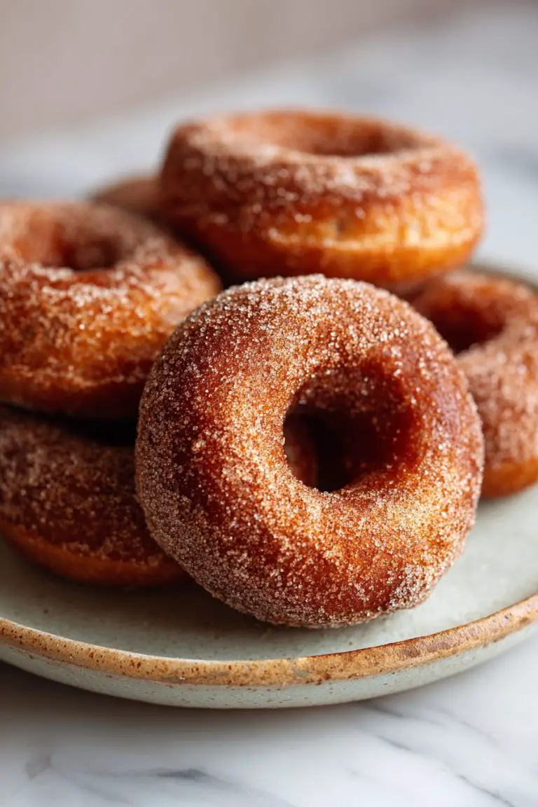 Easy Apple Cider Doughnuts