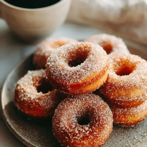 Easy Apple Cider Doughnuts