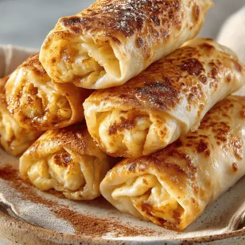 Easy Apple Pie Egg Roll Ups