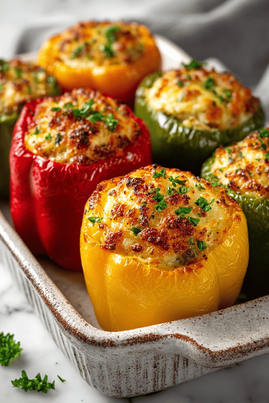 Easy Baked Stuffed Peppers