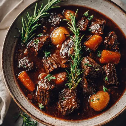 Easy Beef Bourguignon Recipe