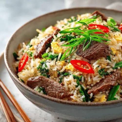 Easy Beef Fried Rice Recipe