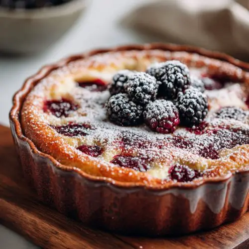 Easy Blackberry Clafoutis Recipe