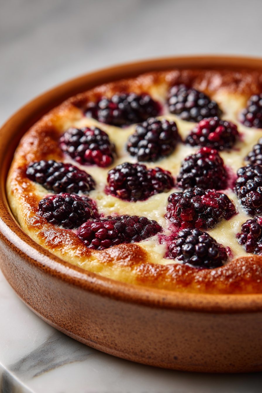 Easy Blackberry Clafoutis Recipe