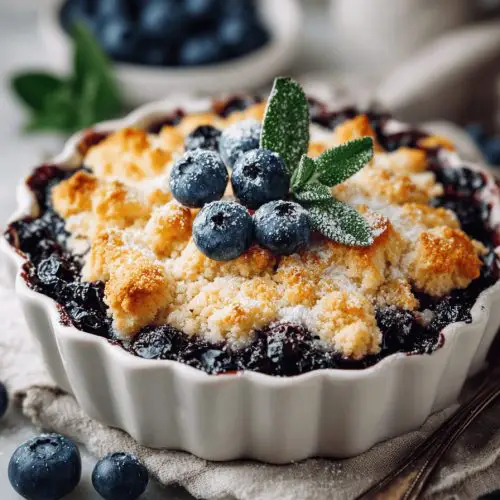 Easy Blueberry Cobbler Recipe