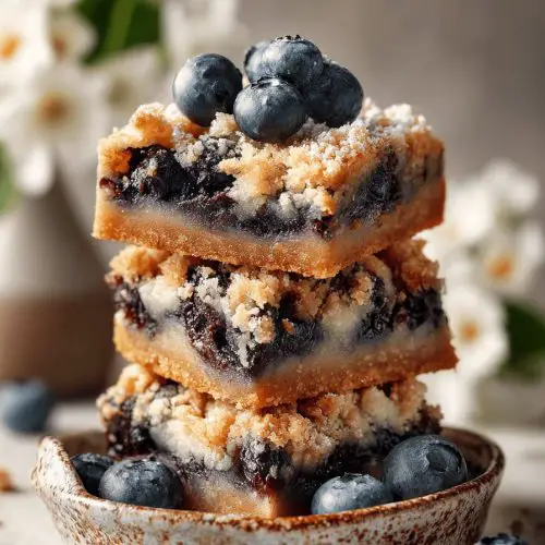 Easy Blueberry Crumble Bars