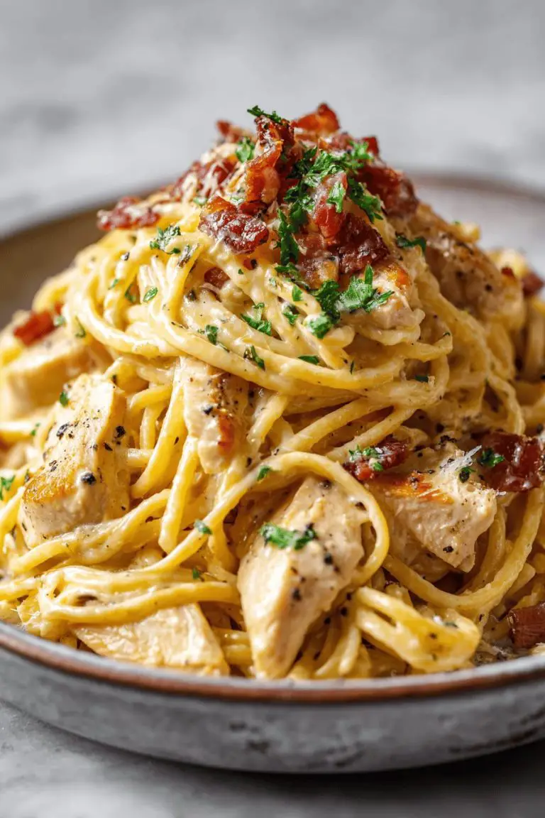 Easy Chicken Carbonara Recipe
