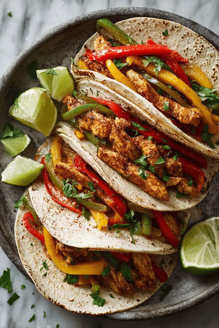Easy Chicken Fajitas