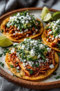 Easy Chicken Tostadas