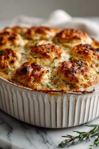 Easy Chicken and Biscuits Casserole