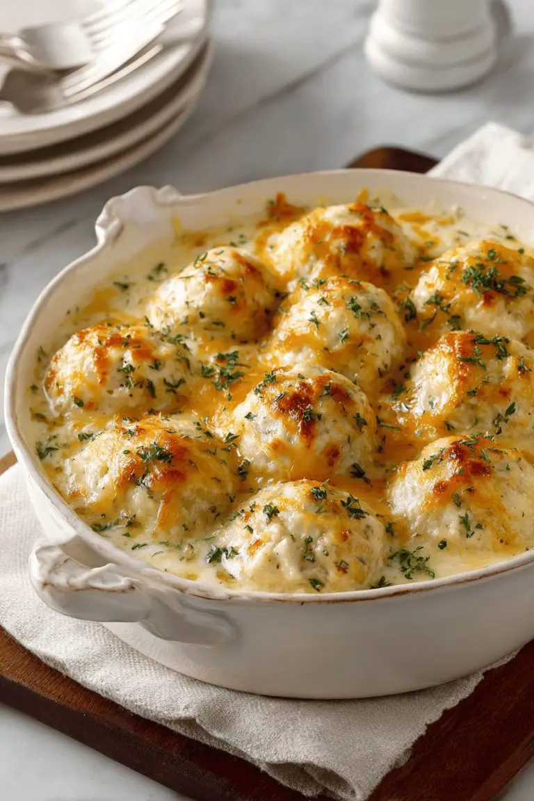 Easy Chicken and Cheese Dumplings