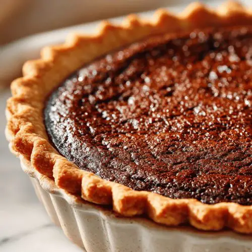 Easy Chocolate Chess Pie Recipe