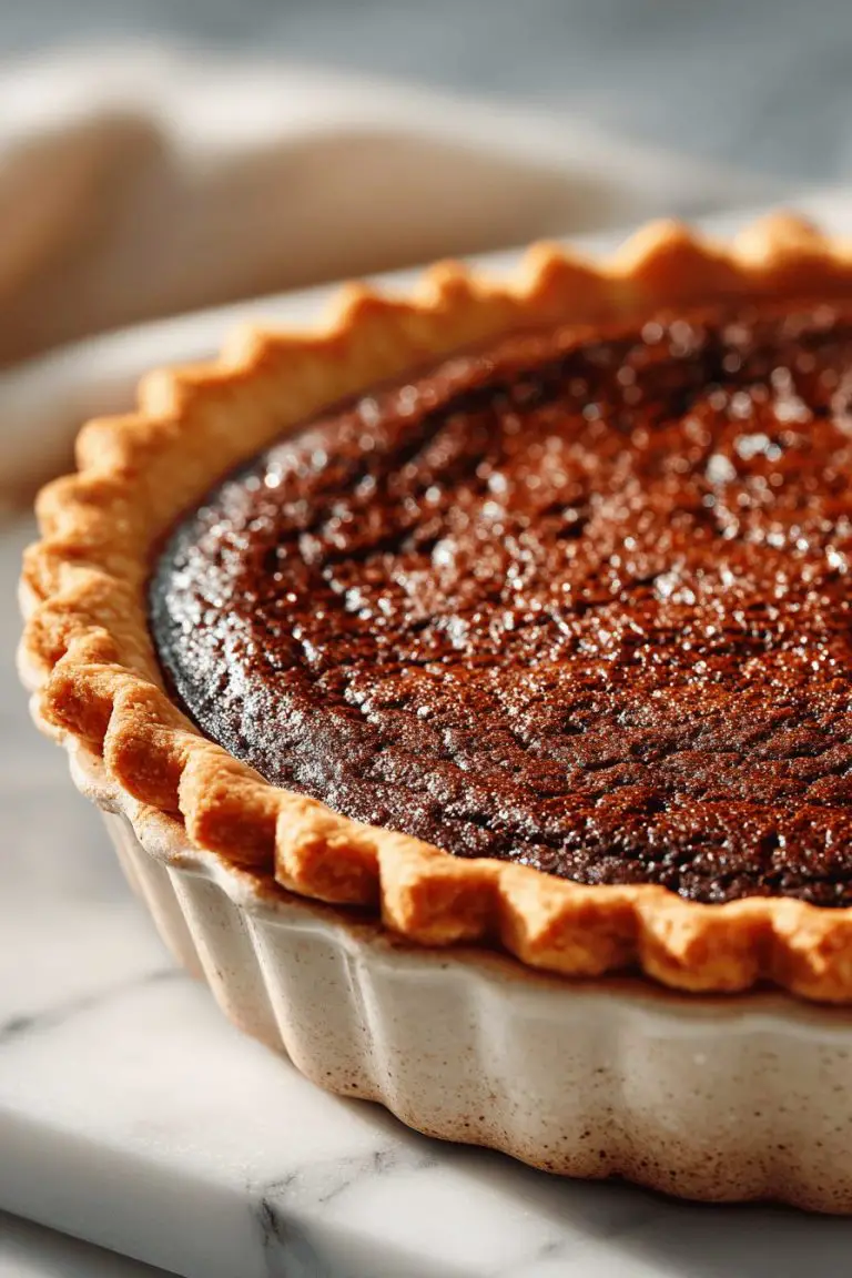 Easy Chocolate Chess Pie Recipe