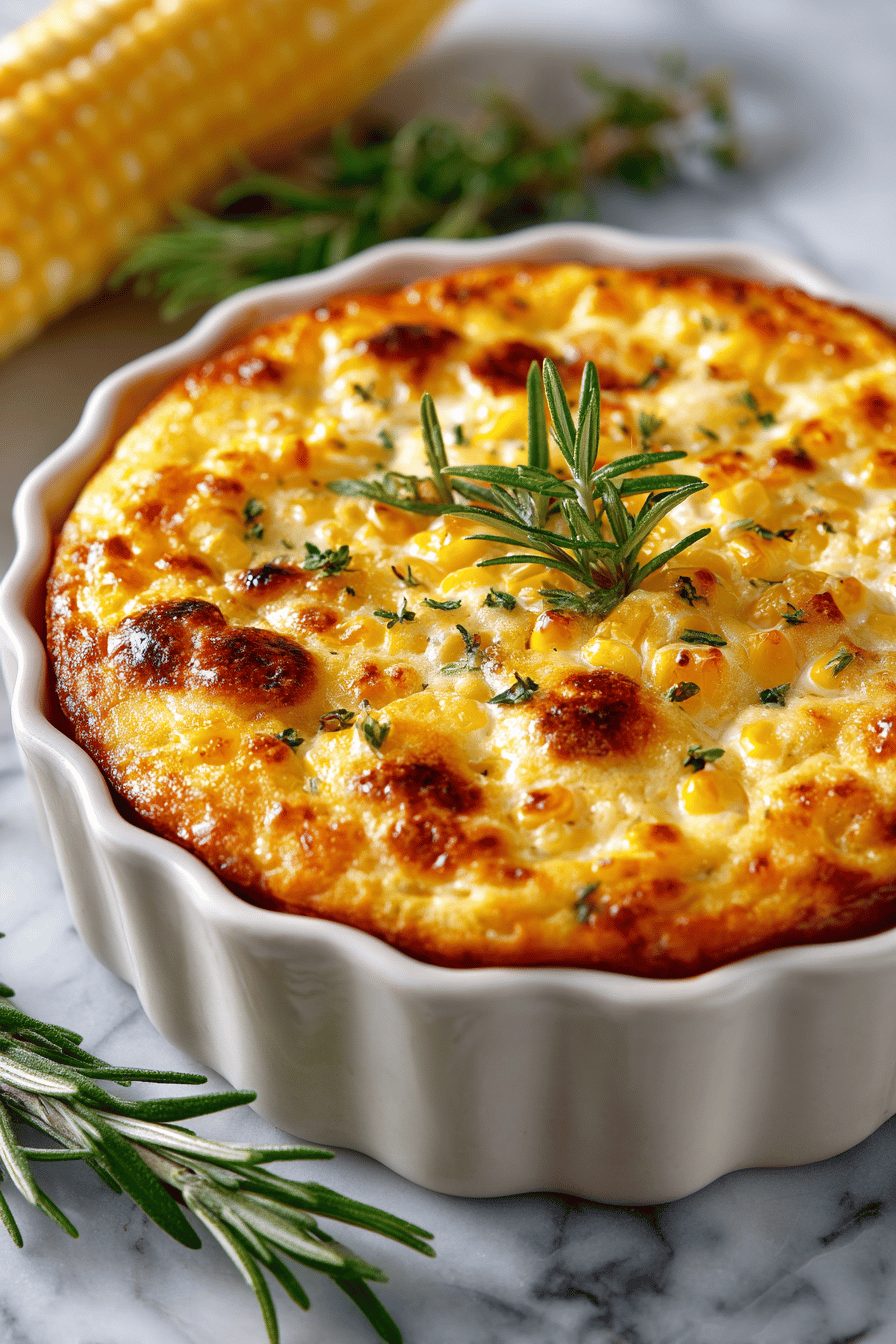 Easy Creamed Corn Casserole Recipe