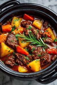 Easy Crock Pot Beef Stew