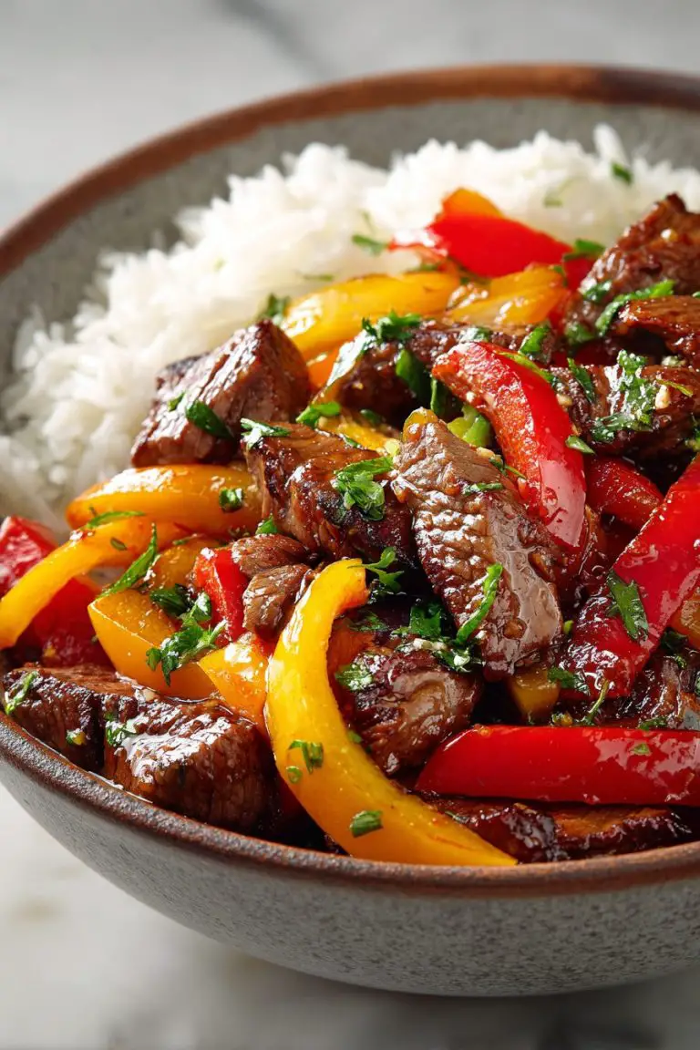 Easy Crockpot Pepper Steak Recipe
