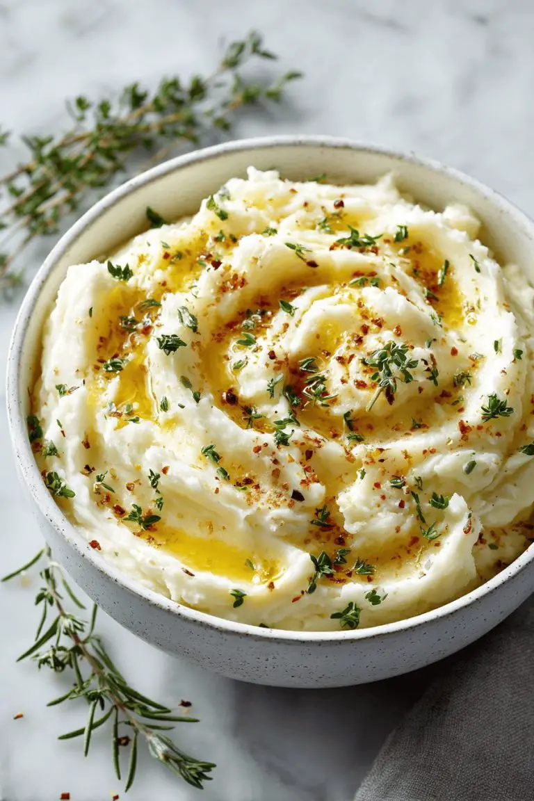 Easy Garlic Parmesan Mashed Potatoes