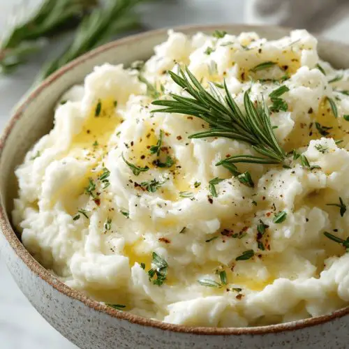 Easy Garlic Parmesan Mashed Potatoes
