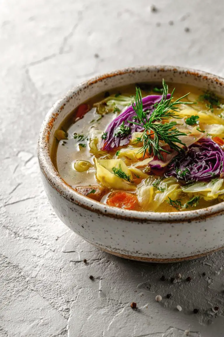 Easy Ham Bean Cabbage Soup