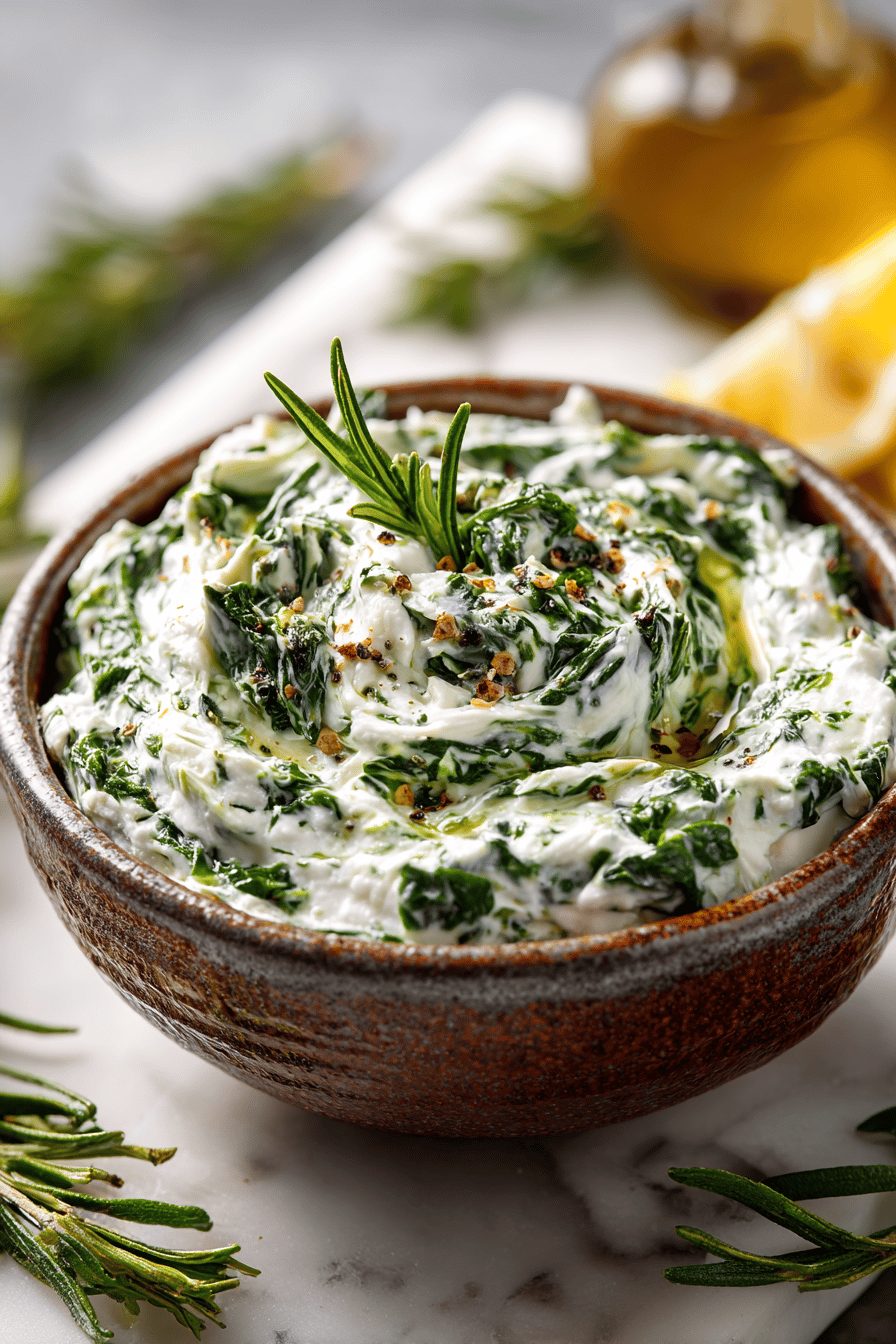 Easy Herbed Spinach Dip Recipe