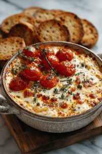 Easy Hot Tomato Cheese Dip