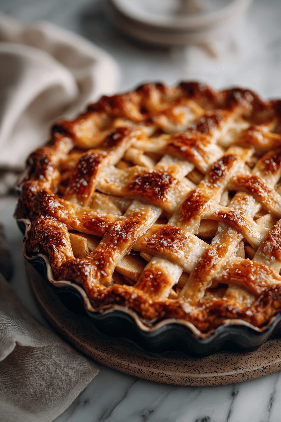 Easy Iron Skillet Apple Pie Recipe