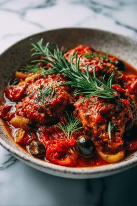Easy Italian Chicken Cacciatore Recipe