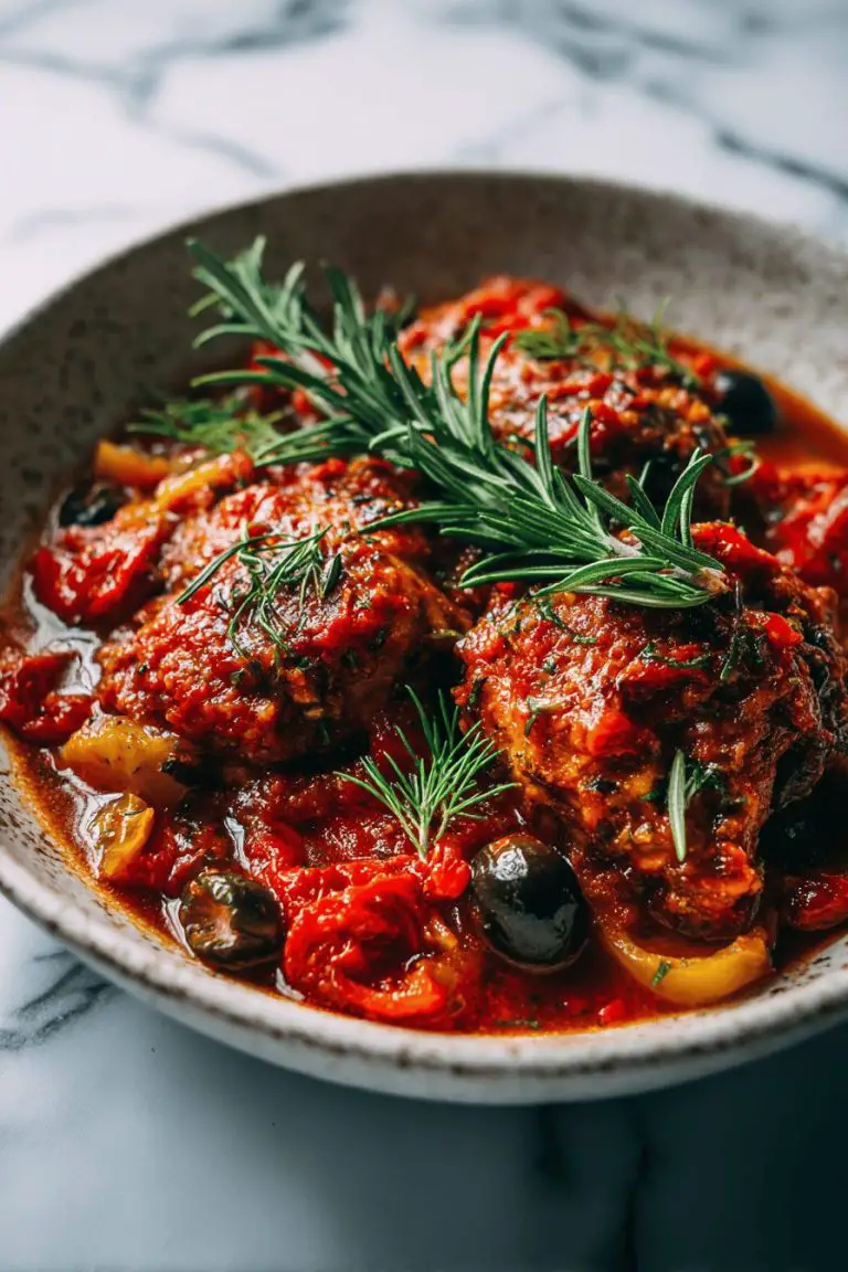 Easy Italian Chicken Cacciatore Recipe