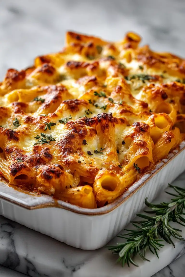 Easy Italian Rigatoni Bake