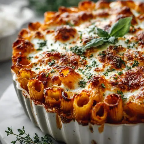 Easy Italian Rigatoni Bake