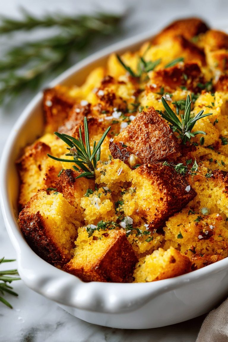Easy Low-Carb Cornbread Stuffing
