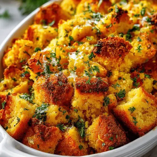 Easy Low-Carb Cornbread Stuffing