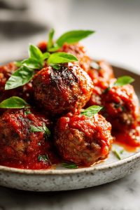 Easy Meatball Marinara Appetizers