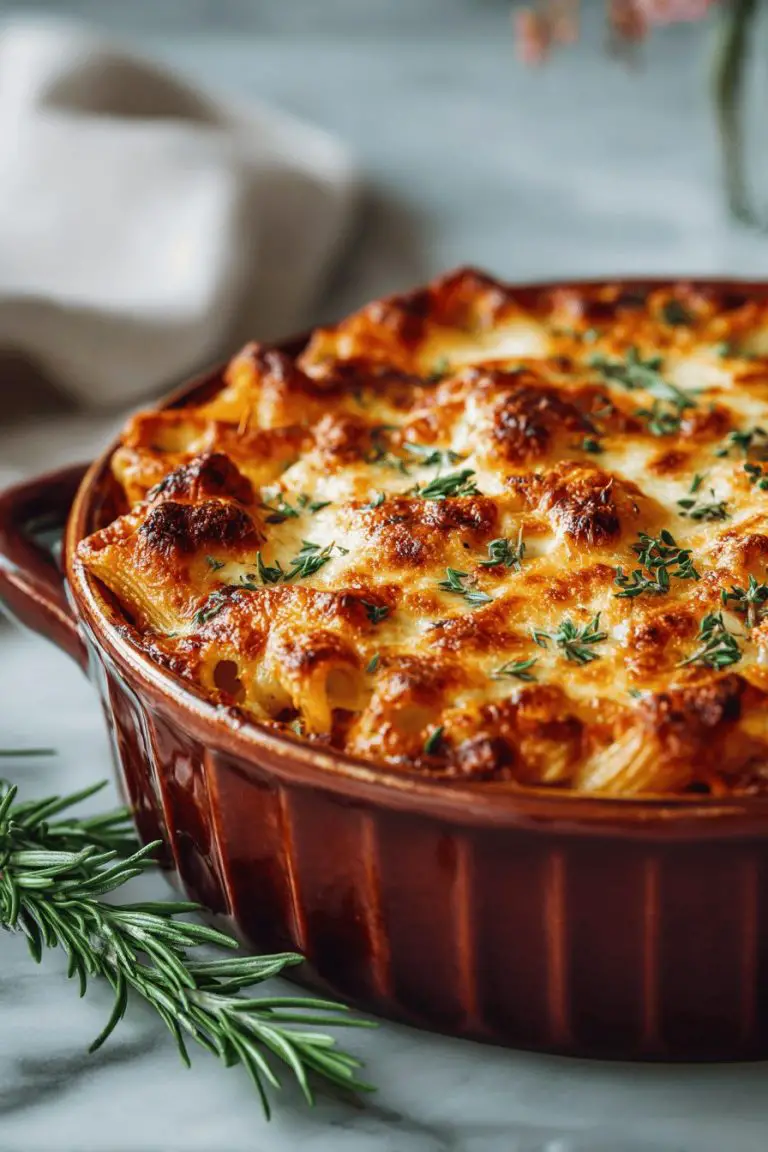 Easy Meatless Baked Ziti Recipe