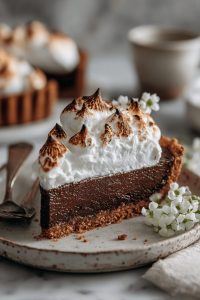 Easy Meringue Chocolate Pie Recipe