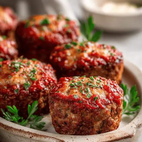 Easy Mini Meatloaves in Muffin Pan