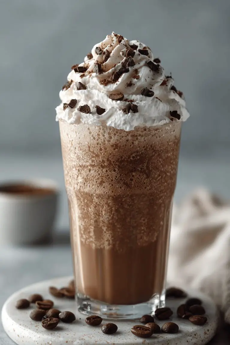 Easy Mocha Frappuccino Recipe