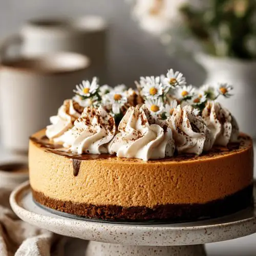 Easy No-Bake Pumpkin Spice Cheesecake