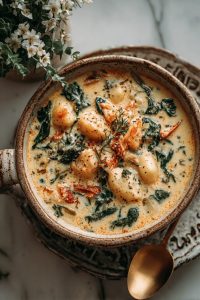 Easy Olive Garden Chicken Gnocchi Soup