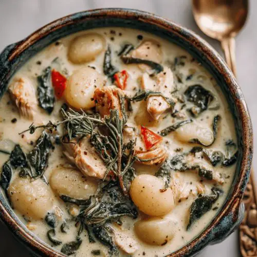 Easy Olive Garden Chicken Gnocchi Soup