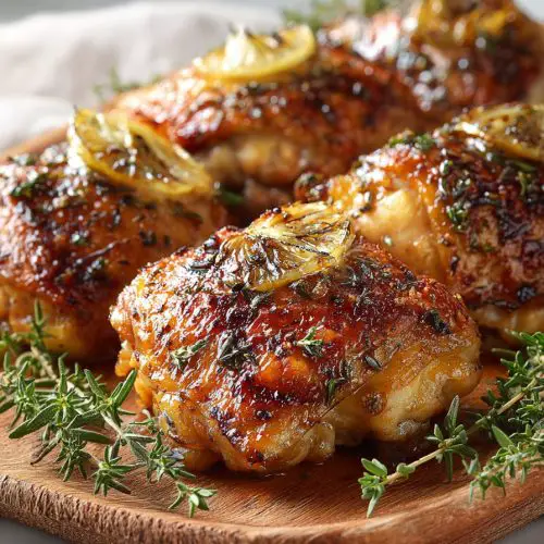 Easy Orange Fennel Chicken Thighs
