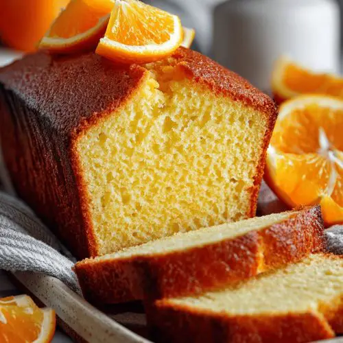 Easy Orange Pound Cake Recipe