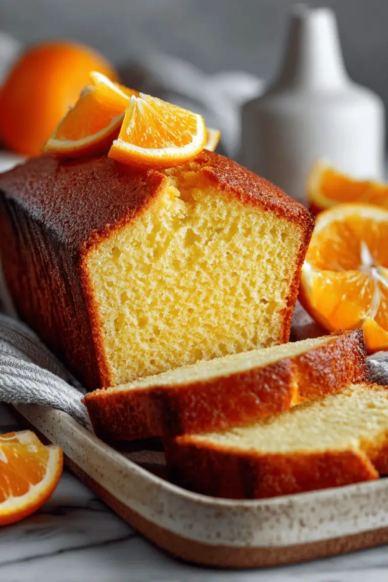 Easy Orange Pound Cake Recipe