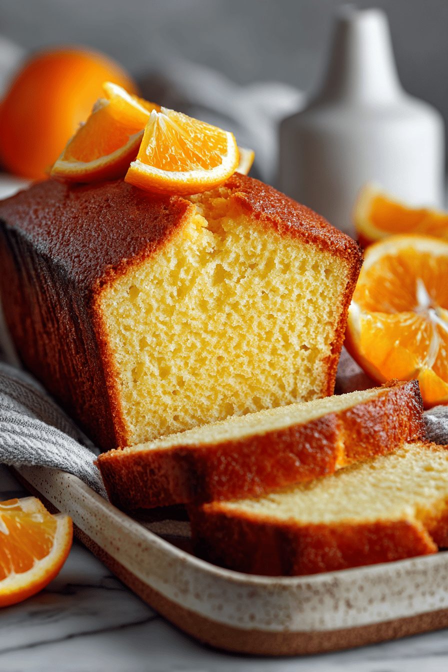 Easy Orange Pound Cake Recipe
