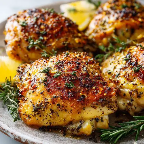 Easy Oven-Baked Chicken Thighs