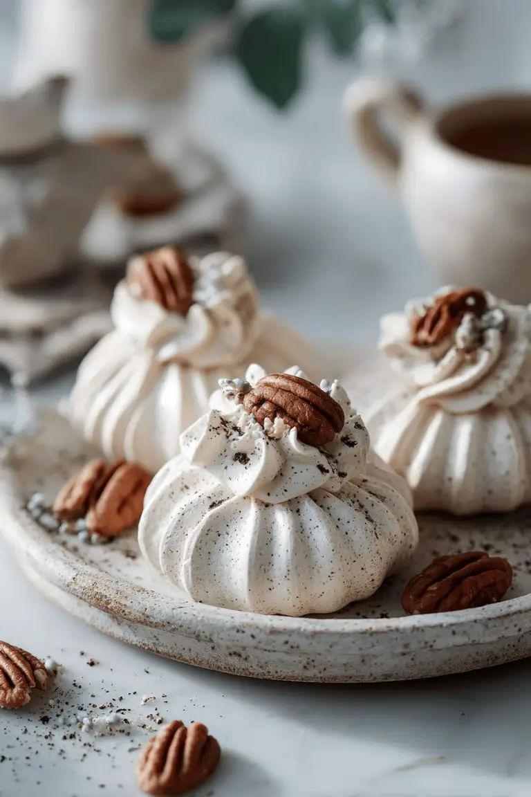 Easy Pecan Meringue Cookies